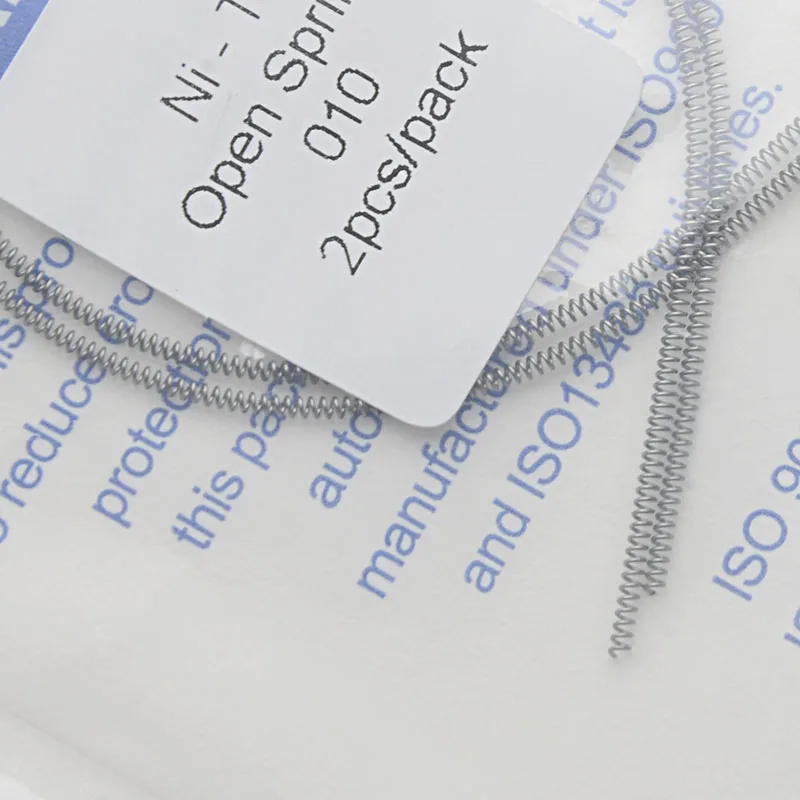 2 Teile/paket AZDENT Dental Kieferorthopädische Offene Feder Niti Elastische Schraubenfedern Größe 0,008/0,010/0,012/0,14*180mm Zahnmedizin Liefert – Detail 12