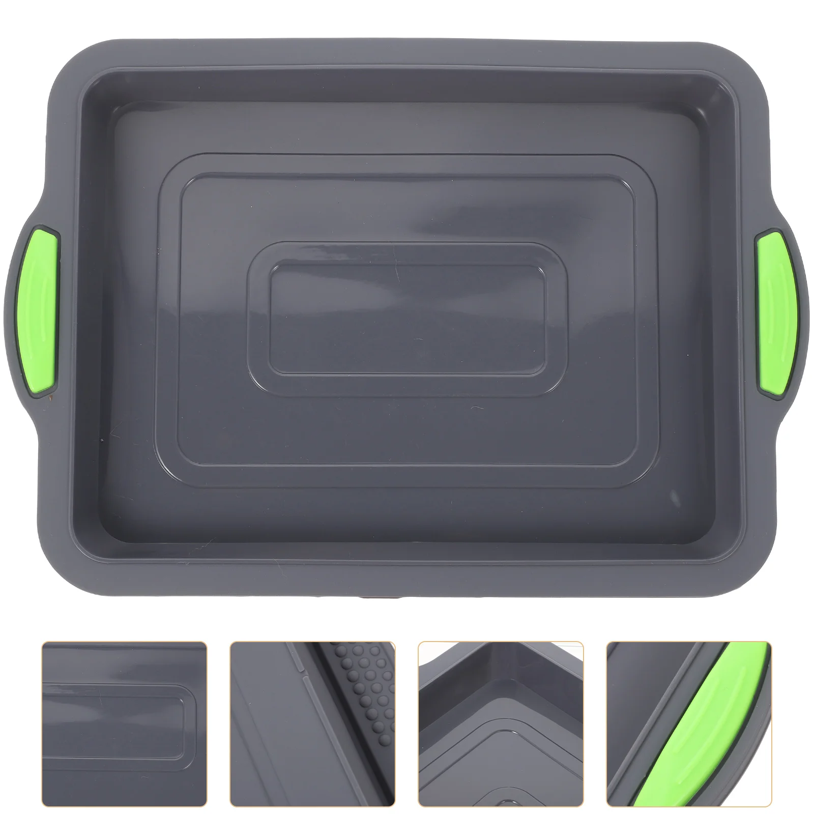 

Brownie Silicone Cake Pan Chocolate Mold Rectangular Baking Silica Gel Heat-resistant