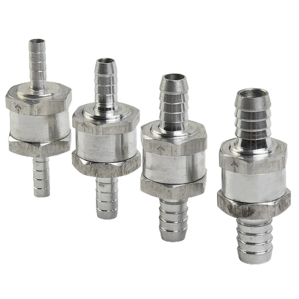 

1 Way 6/8/10/12mm 6 Size Valves Aluminium Alloy Fuel Non Return Check Valve OOne Way Fit Carburettor Valve Parts