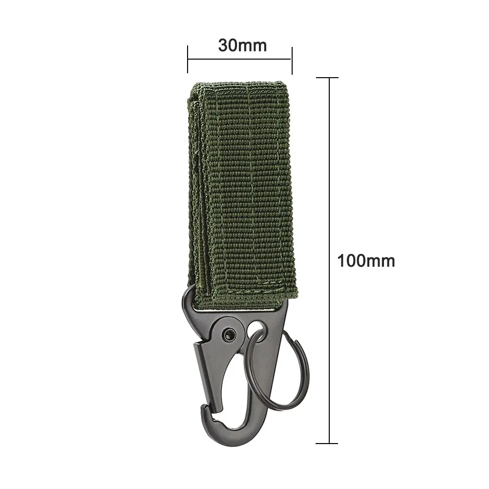 รูปสินค้า สายรัดปีนเขา หัวเข็มขัด Molle พร้อม Carabiner สำหรับแคมป์ปิ้ง