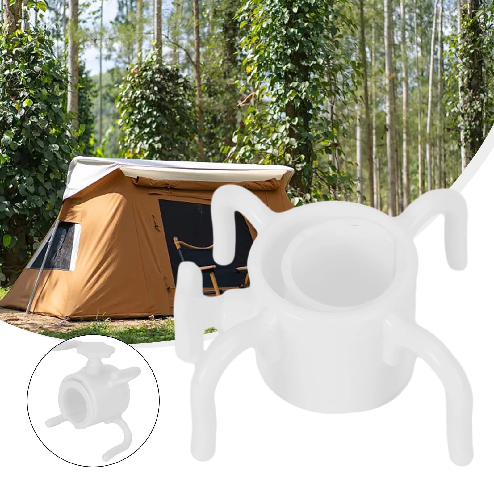 

Durable Camping Hiking Hook Up Umbrella Hook High Strength Plastic 3.3*4.5cm Accessories Hanging Camping Tools