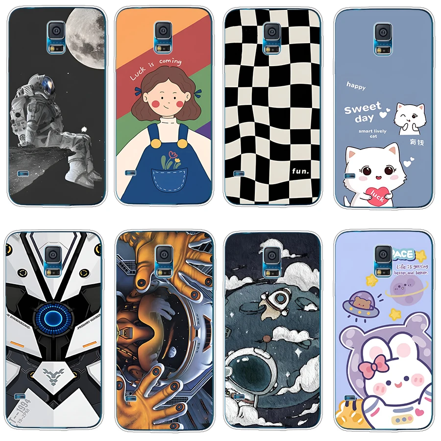 Silicone Cover Case For Samsung Galaxy S4 S5 Mini S7 Edge Cases Coque Bumper Back Cover Full 360 Protective Soft Tpu