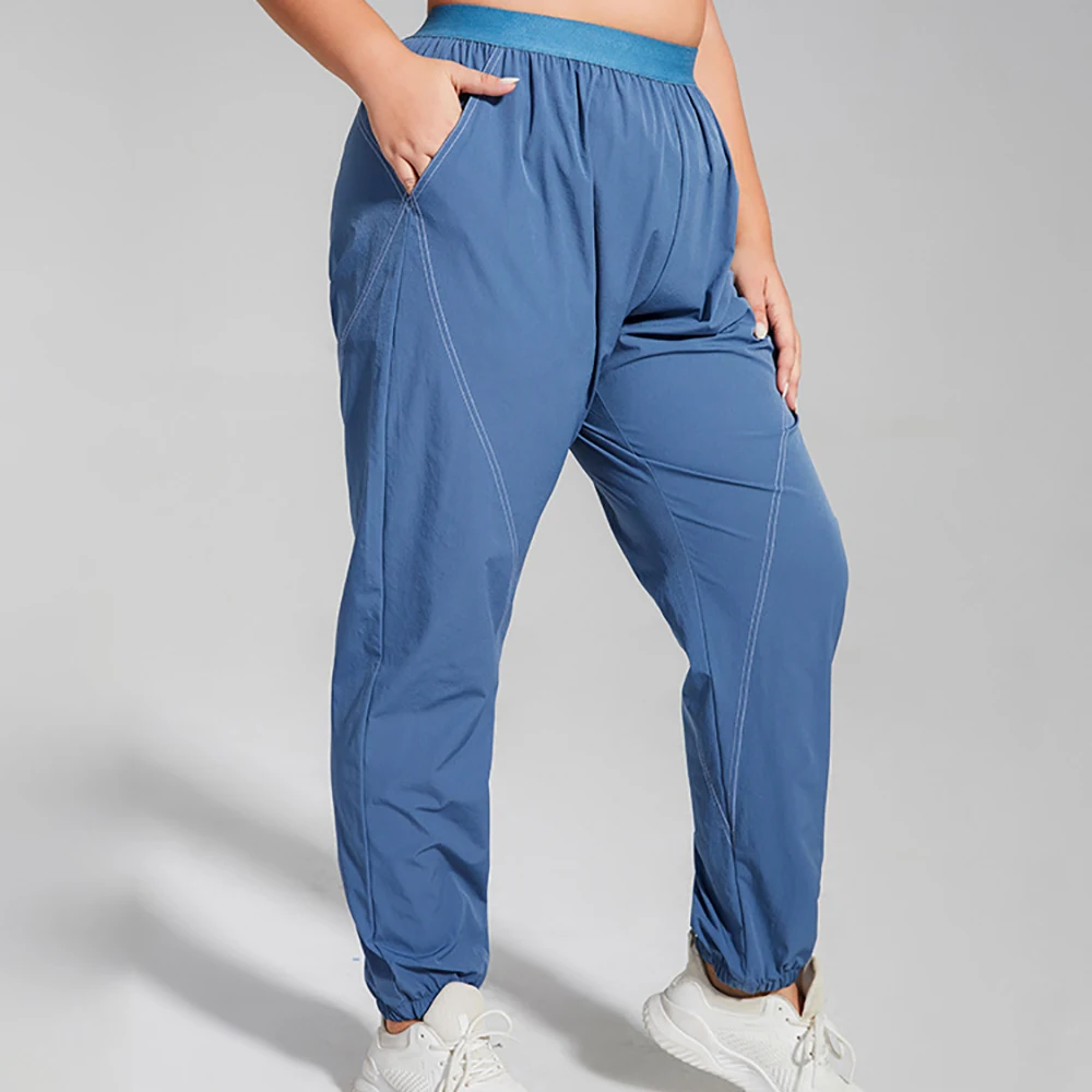 

New In High Quality Baggy Joggers Women Running Yoga Fitness Casual Sport Pants Loose Comfortable Trousers Black Blue Brown