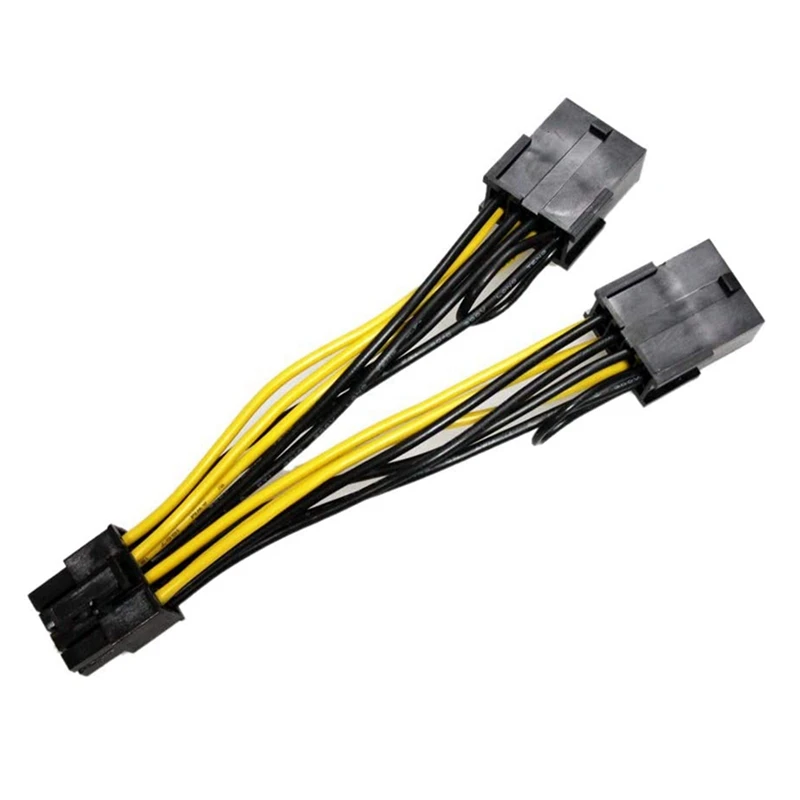 

2X 8Pin To Dual 8Pin(6+2) Power Cable GPU Power Cable For Tesla K80 M40 M60 P40 P100