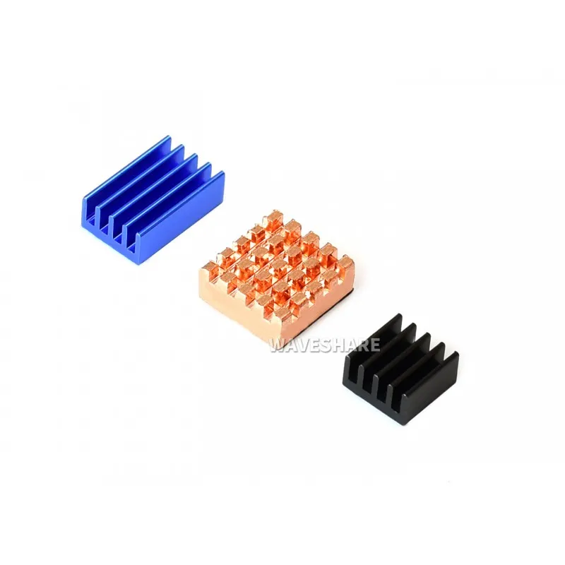 

Colorful Heat Sink Set Suitable For Raspberry Pi 4B/3B+, 2x Aluminum + 1x Copper, With Gum