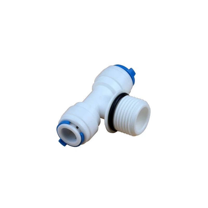 RO Water Pipe Fitting 1/4"3/8"OD Hose 1/8"1/4"3/8"1/2"Male Thread With Seal Ring Plastic Quick Connector Water Purifies System hose pipe fitting pipe fitting water pipe fitting