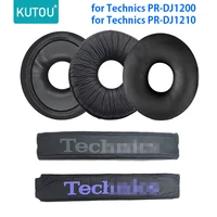 KUTOU เปลี่ยนแผ่นรองหูฟังสําหรับ Technics PR-DJ1200 DJ1200 DJ1210 หูฟังโฟม Ear Pads ชุดหูฟังแถบคาดศีรษะ 1
