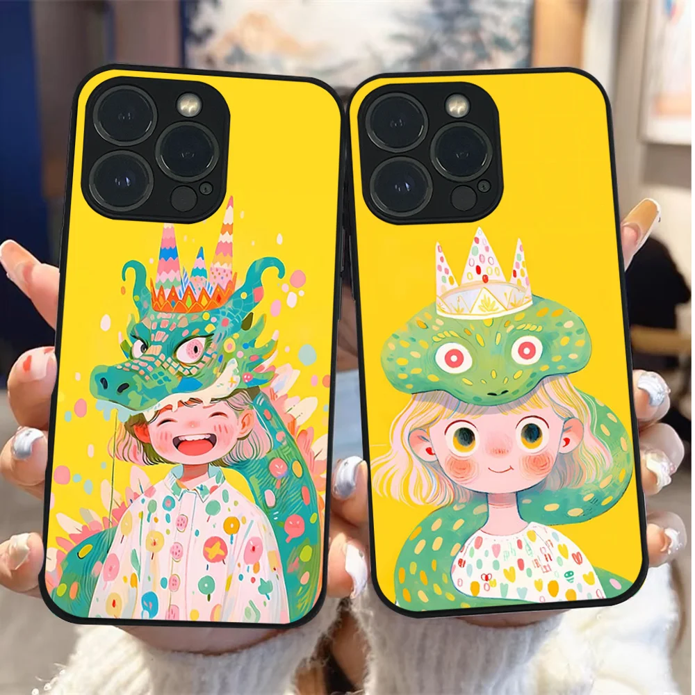 

Cute Bratz Doll Phone Case For iPhone 15 14 13 12 11 Pro Max XS Max X XR 7 8 Plus MIni Matte Hard Cover