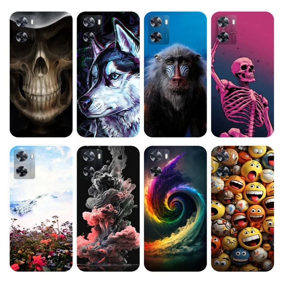 Per Oppo A57S Custodia A57 A77 Custodia In Silicone 4G Per Oppo A57 A57E A57S Cover Posteriore In Marmo Trasparente Per Oppo A57 4G Paraurti Del Telef