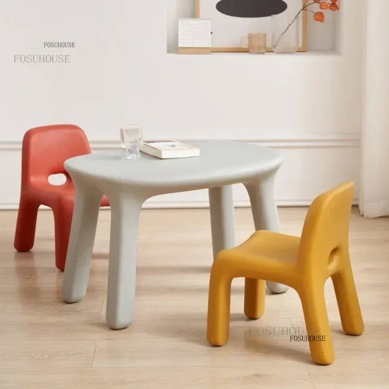 Modern Children's Tables Peanut Table Kindergarten Home Plastic Desk and Chair Set Early Education Study Writing Toy Table e