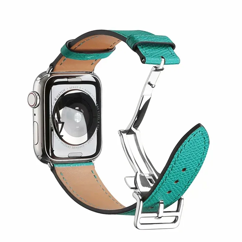 Premium Genuine Leather Watch Strap - Elegant Wristband