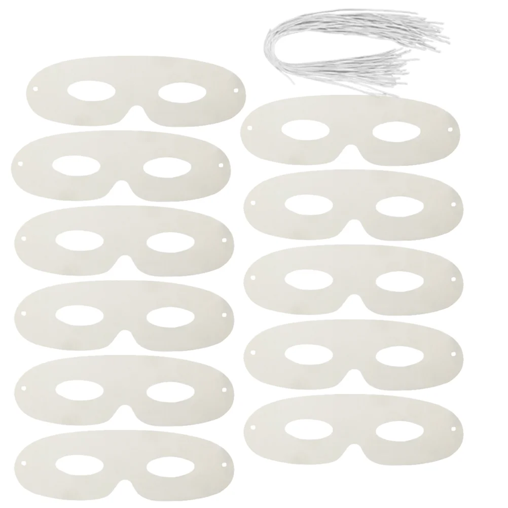 

DIY White Paper Pulp Masks Personality Blank Hand Painted Masks