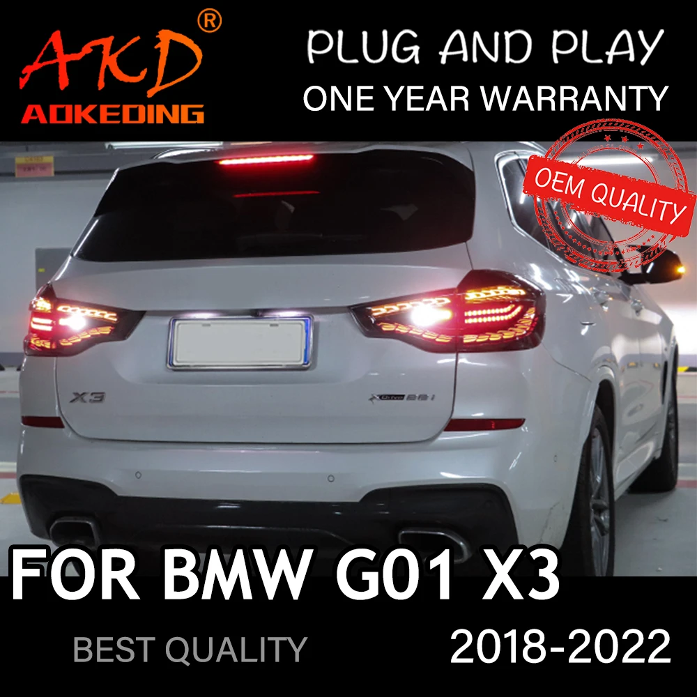 BMW X3/iX3/X3M 2018年～2021年専用 リアテールランプカバー