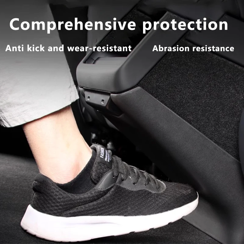 Car central control rear anti-kick plate decorative cover interior car accessories For Tesla Model 3 highland