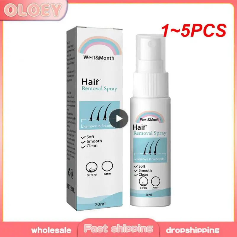 

1~5PCS Permanent Hair Removal Spray Painless Armpit Leg Arm Hair Remover Hair Growth Inhibitor Nourishing Repairing Body Care