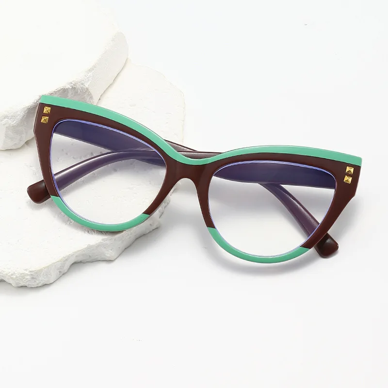 Fashionable Cat Eye Women Reading Glasses Trend Anti Blue Light High-Definition Correction Eyewear Men New Presbyopia Eyeglass - 5