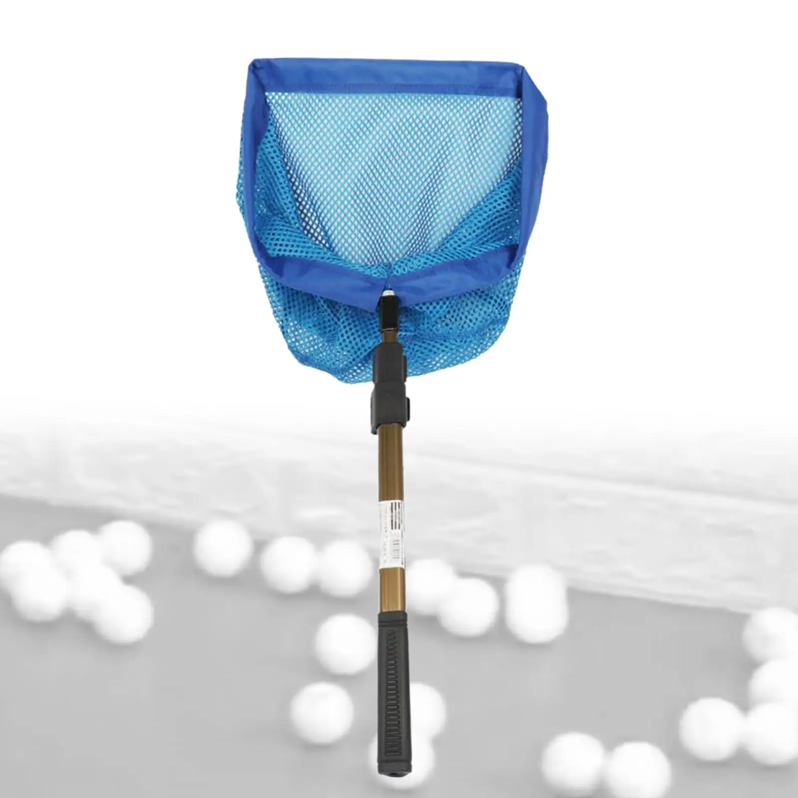 Telescopic Rod Table Tennis Ball Picker, Picking Net Practice Training Tools, Large Capacity Gym Ball Retriever