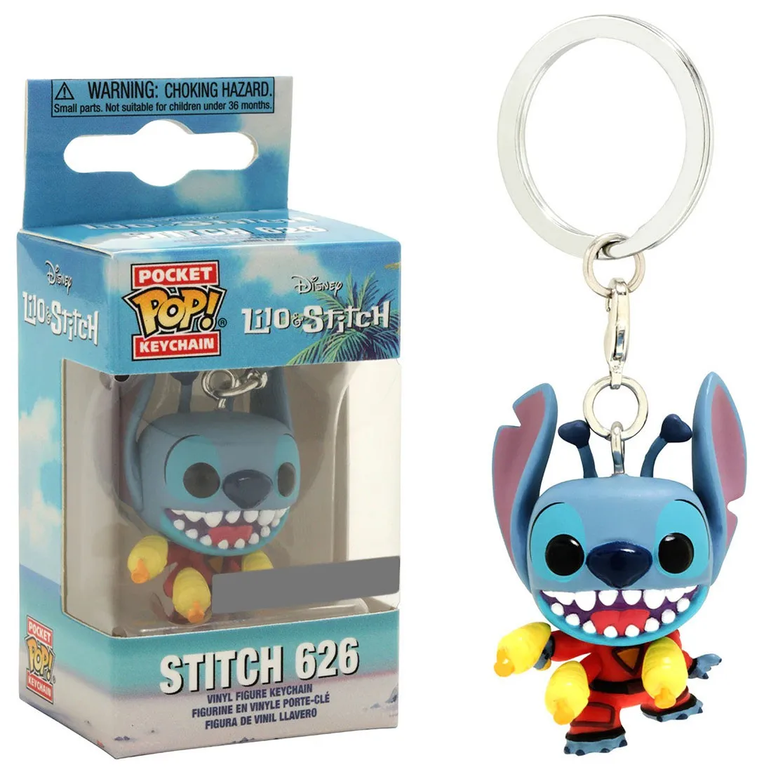 FUNKO POP Disney Lilo Stitch 626 Summer Stitch Eats Ice Cream Keychain  Vinyl Action Figure Collection Models Toys for Children - AliExpress