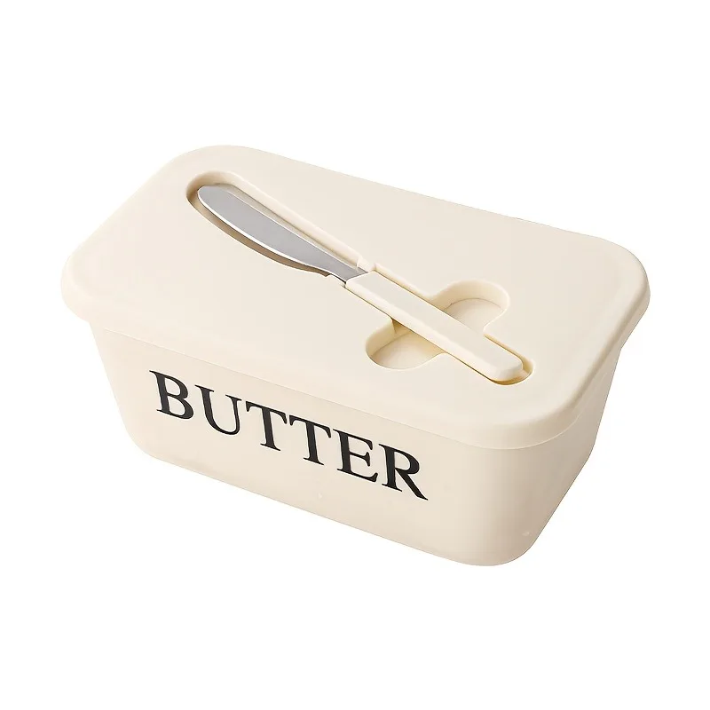 Butter and Snack Storage Container, Refrigerator and Kitchen Organizer