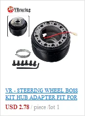 Neue Lenkrad Quick Release snap off hub adapter Lenkrad Hub Boss Kit: GOLD SCHWARZ ROT BLAU Silber VR3859 – Detail 11