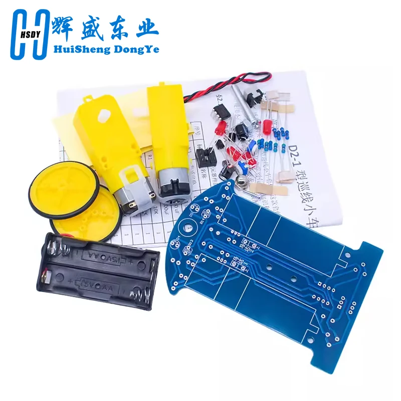 Kit DIY Robot Suiveur de Ligne LM393 Capteur Photosensible