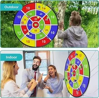 Children with sticky ball 74CM large dart board Family interactive game educational arithmetic indoor/outdoor sports toys gift 4