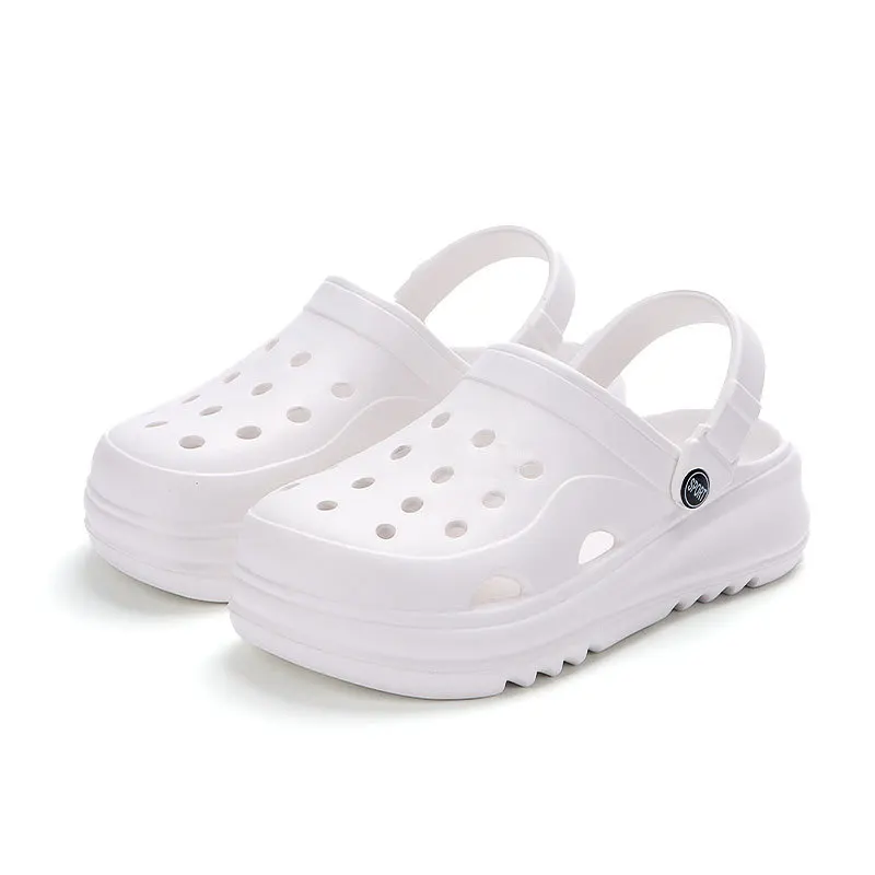 Chunky Platform Clogs Shoes for Women Thick Bottom Non Slip Beach Sandals Woman Summer 2024 Fashion Wedges EVA Sandals Slippers 5