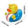 Novelty Trump Rubber Duck Baby Bath Toys Trump Merchandise Funny Duck Toy for Kids Gift Birthdays Baby Showers Bath Float Duck 6