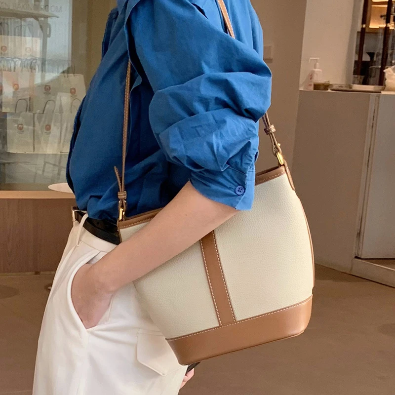 Celine small bucket triomphe canvas, Women's Fashion, Bags