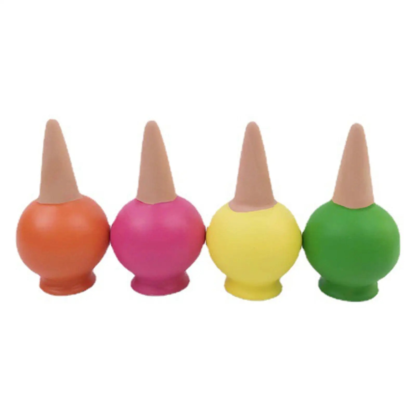 

4 Pack Ceramic Self Watering Spikes for Flower Pots Vacations Indoor Outdoor