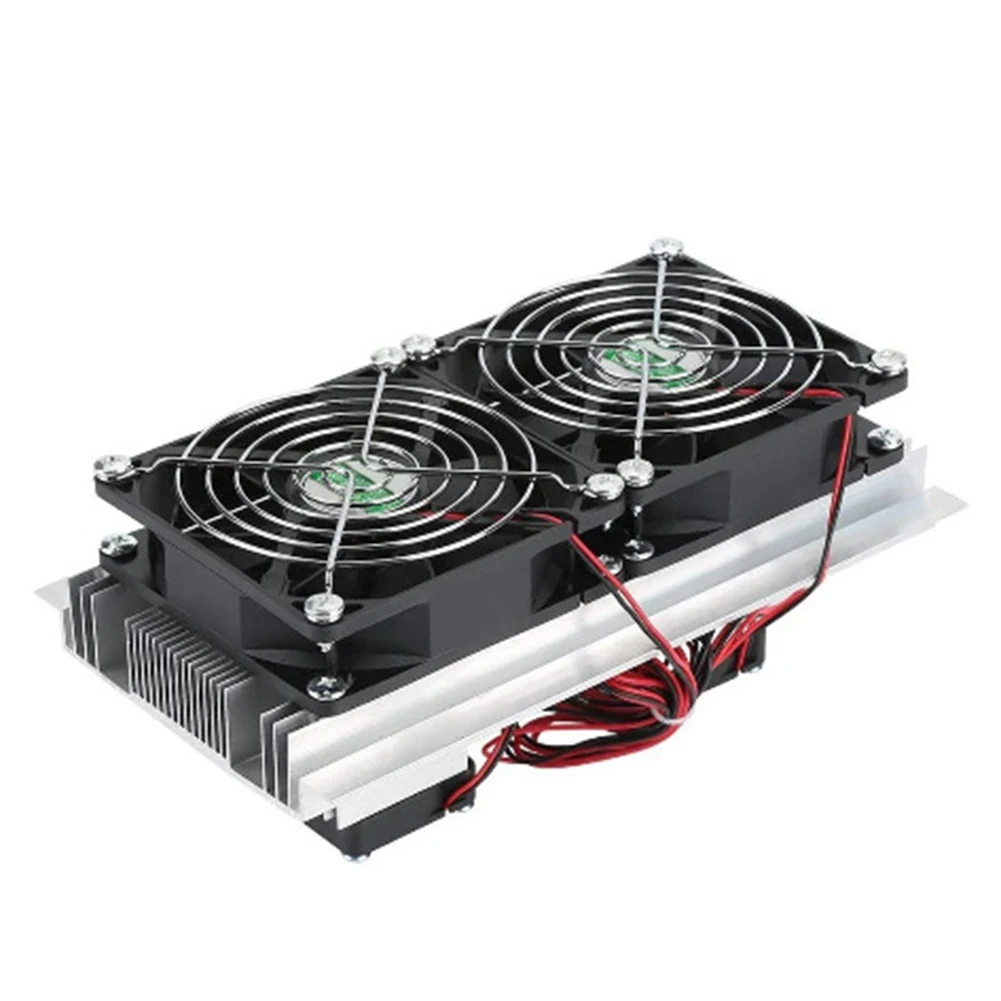 Thermoelectric Refrigeration Cooler DC12V Semiconductor Air Conditioner Dual Fan Cooling System Accessories DIY