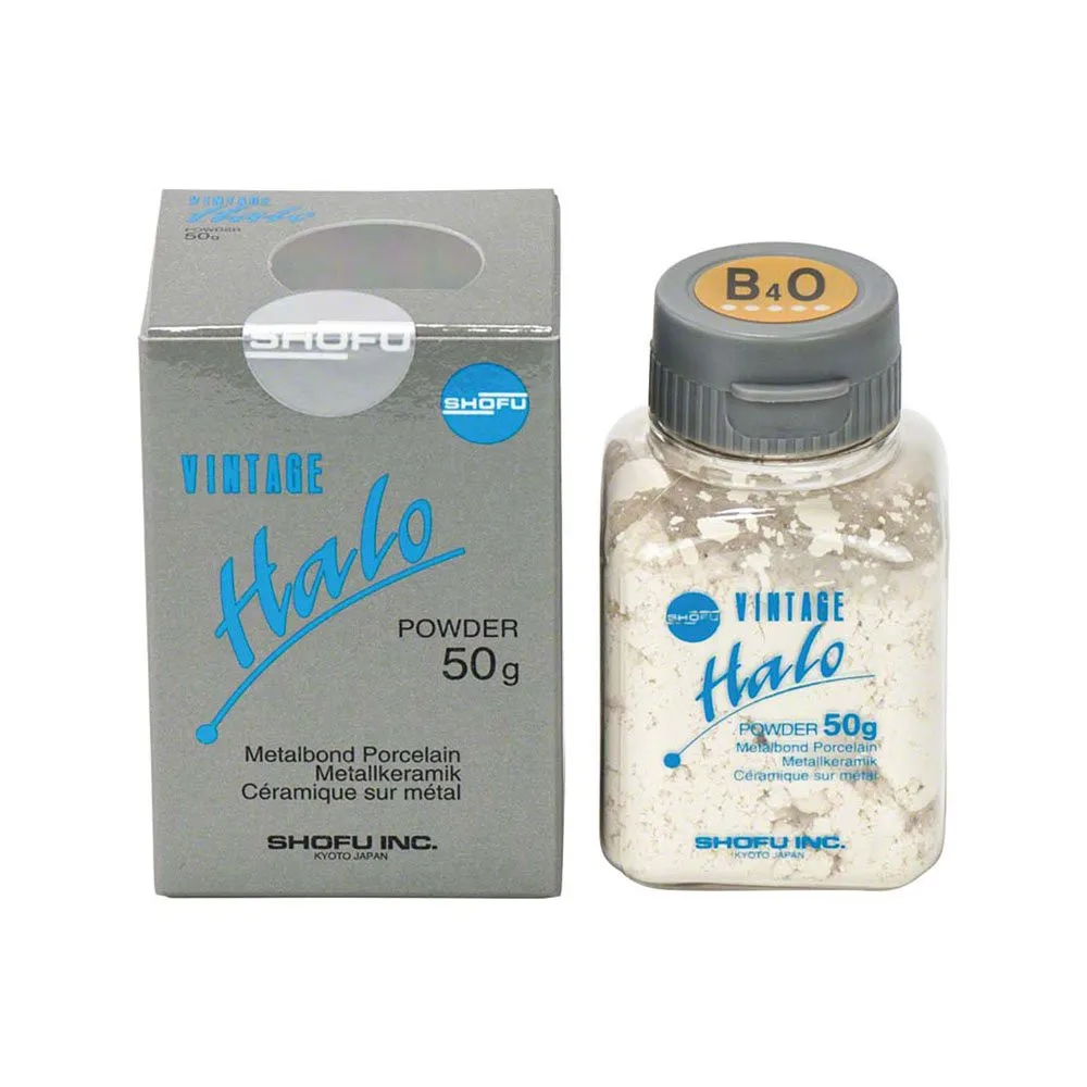 50 G/Scatola Shofu Vintage Halo Powder 50G Materiale Opaco Pfm Dental Metal Porcelain Op Powder