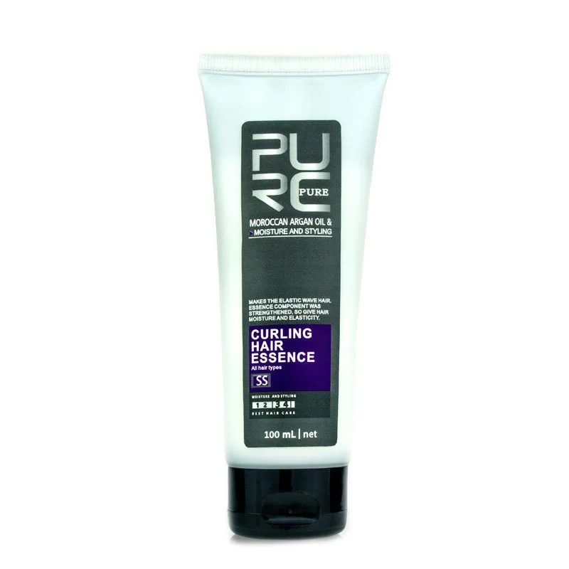 100ml PURC Argan Oil Curl Enhancer Bouncy Wavy Hair Treatment Improves Frizz Nutritious Nourishing Suitable for All Hairstyles
