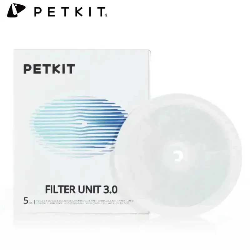 PETKIT Filter Units for EVERSWEET 2 and EVERSWEET 3 Water Fountain, Replacement Filters (5 Pcs), Cleaning Kit Pet Supplies