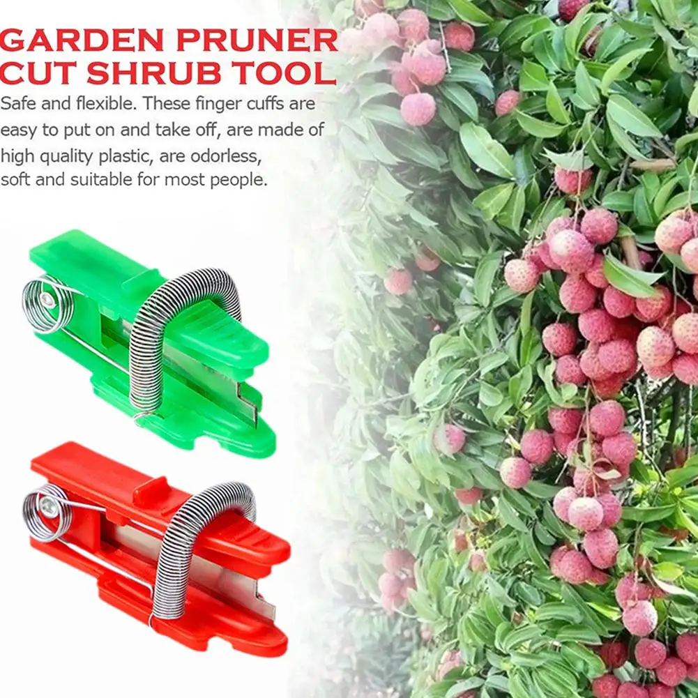 

Multifunction Thumb Knife Garden Pruner Fruit Picking Tool Cutting Finger Fruit Rings Safe Catcher Device Protector B A6P5