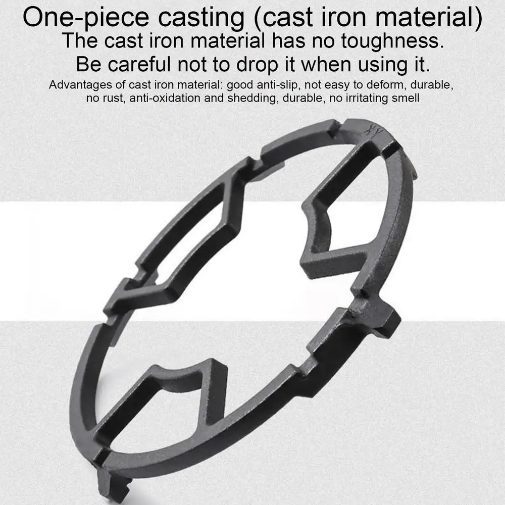 Description Picture 4 of itemUniversal Non Slip Cast Iron Stove Trivets For Kitchen Wok Cooktop Range Pan Holder Stand Stove Rack Milk Pot Holder For Gas Hob