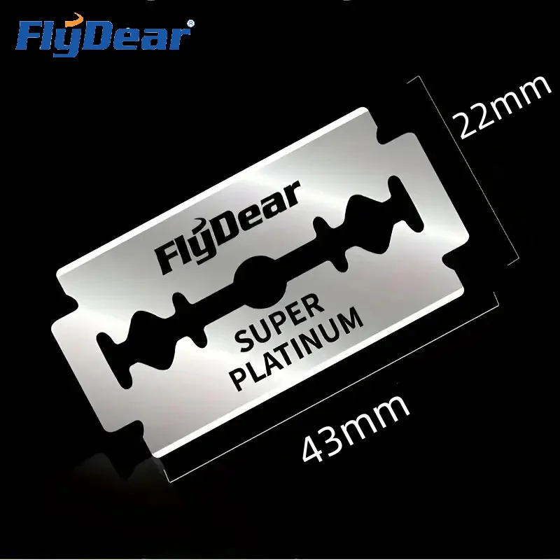 FLYDEAR 10-1000 PCS 면도날 스테인레스 스틸 스크레이퍼 녹슬지 않고 청소 대머리 남성용 소형 및 휴대용 헤드 면도기