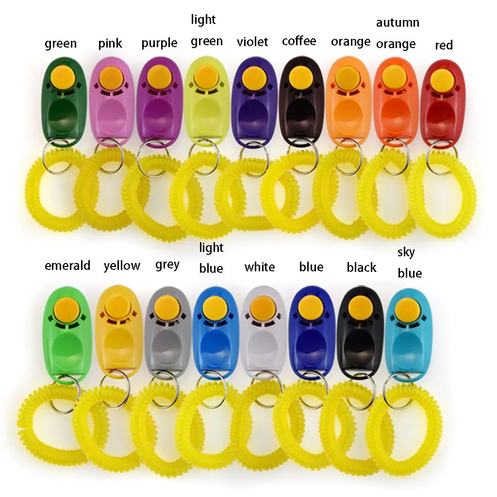 Plastic Portable Dog Clicker Toys Pet Tranining Clicke Training Tool Dog Whistle dog whistle dog clicker