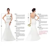 OYISHA Mermaid Appliques Muslim Wedding Dresses Elegant Satin O-Neck Full Sleeve Bridal Gowns Button Classic Vestido De Mariages 6