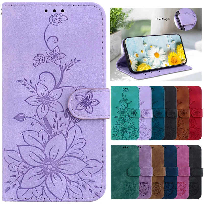 Per Nokia Xr21 Custodia In Pelle Di Lusso Flip Phone Case On Per Funda Nokia Xr21 Cover Nokiaxr21 Xr20 Ta-1368 Ta-1362 Portafoglio Borsa Etui