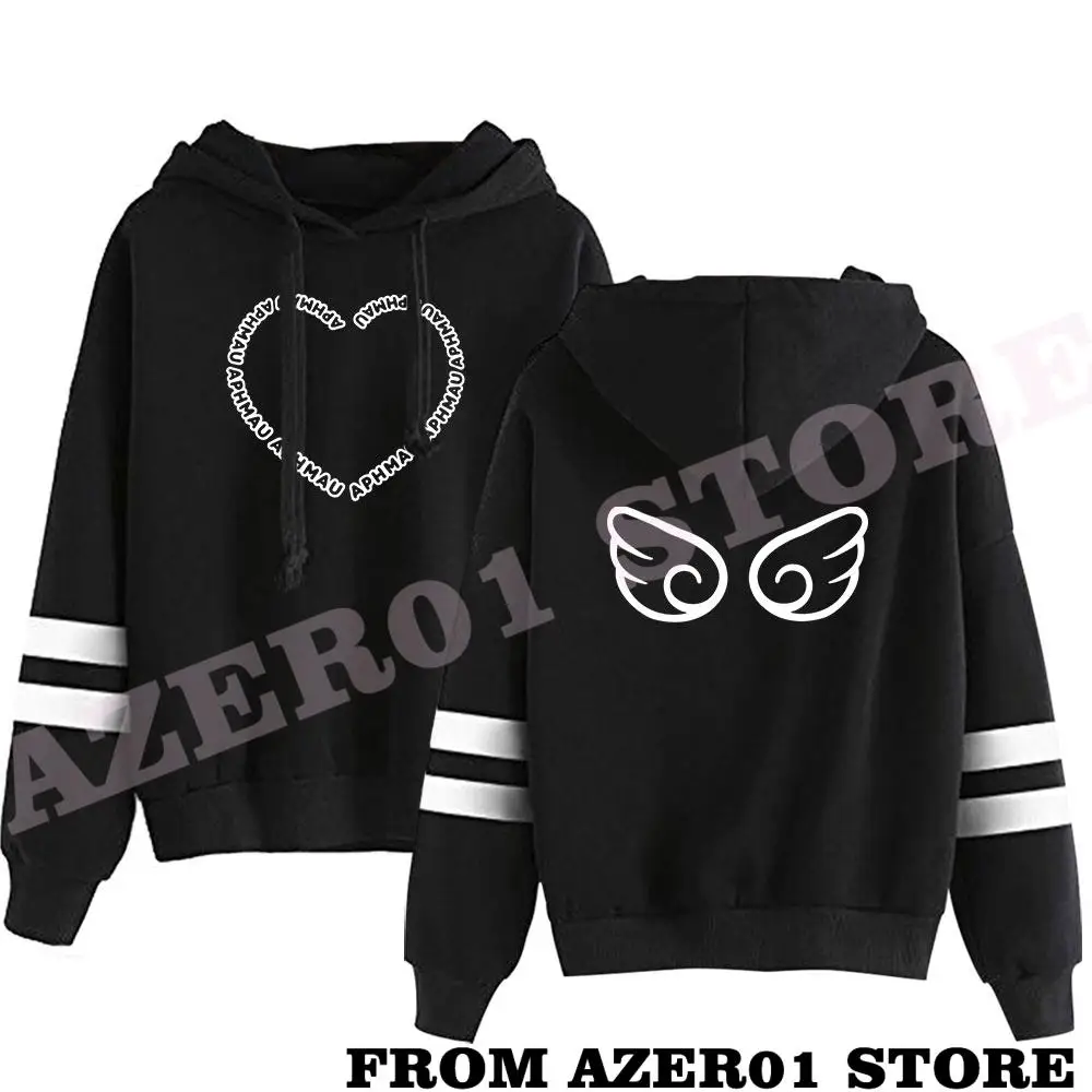 

Aphmau Heart Ringer Merch Hoodies Winter Streetwear Men/Women Hoodie Sweatshirt Long sleeve Hooded Harajuku