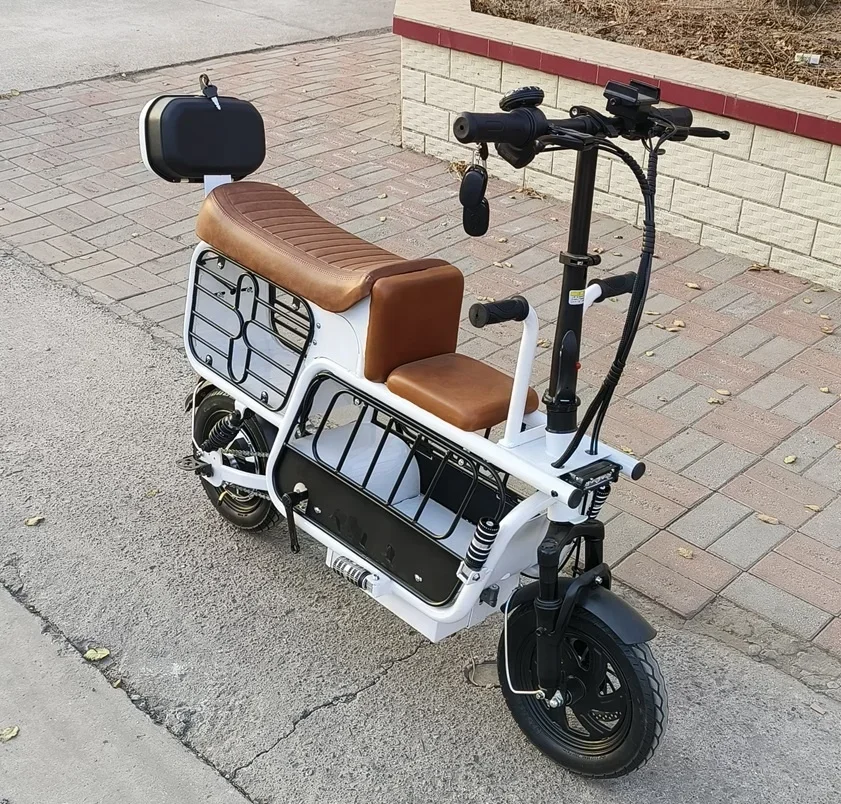 Langlebiger 12-Zoll-Elektro-Miniroller für Hunde, Lastenfahrrad, große Aufbewahrungsträger mit großer Kapazität, 350 W, 48 V, 10 Ah, 15 Ah, 20 Ah, auf Lager 3