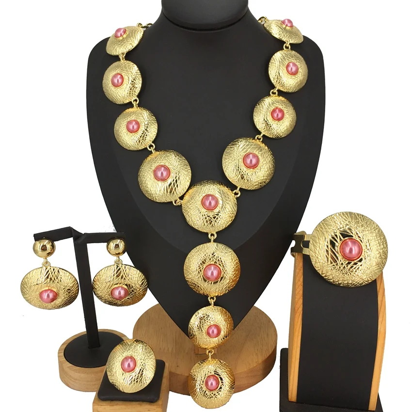 Yuminglai Newest Italian 18k Gold Plated High Quality Women