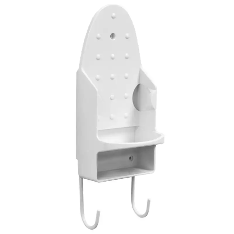 

Mount Ironing Board with -In Accessory Hooks, White