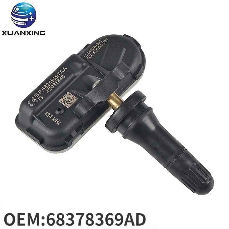 

68378369AD TPMS датчик давления в шинах Система мониторинга 434 МГц высокое качество для джип Ram Cherokee 2014-2021