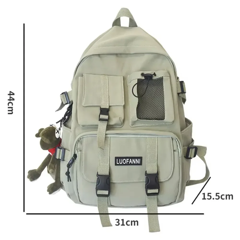 Nylon Backpack for Women & Men, Travel Mesh School Bag, College Laptop Backpack, Cool Fashion Book Bag for Students