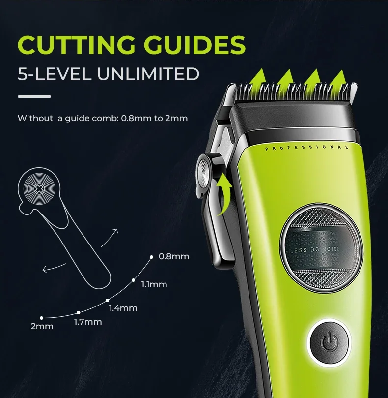 Trimmer Professional Hair Clipper Cordless Hair Cutting Machine Barber External