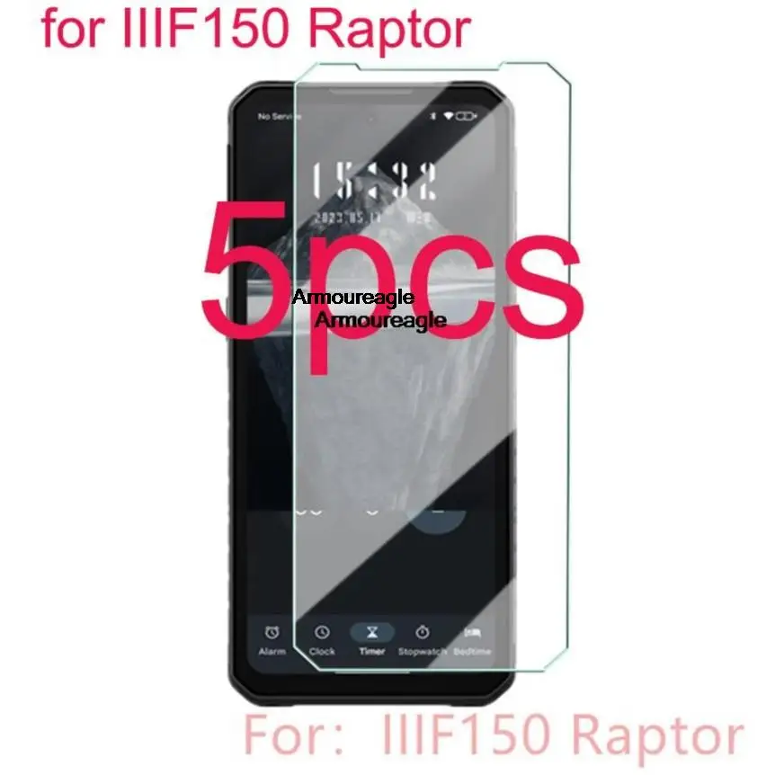 

5 шт. закаленное защитное стекло hd для iiif150 raptor, Прозрачная Тонкая Защитная пленка для экрана для iiif 150 raptor 2.5d, защитная пленка