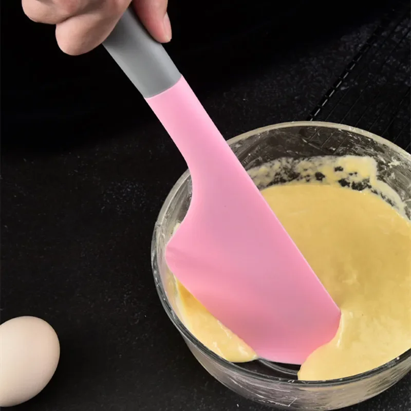 Extra Large Silicone Cream Baking Scraper 34Cm Non Stick Butter Spatula Smoother Spreader Heat Resistant Cookie Pastry Scraper