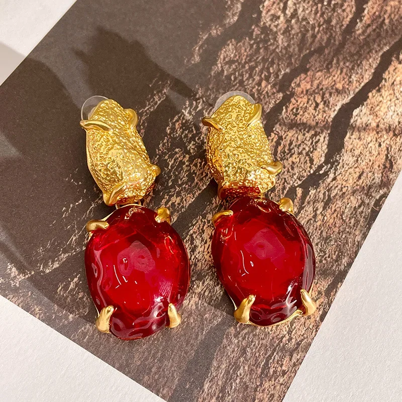 4 Paia Orecchini Acrilici Colorati Stile Retrò, Maxi Cerchi Anni '80, Accessori Moda Divertenti Per Feste A Tema - 3